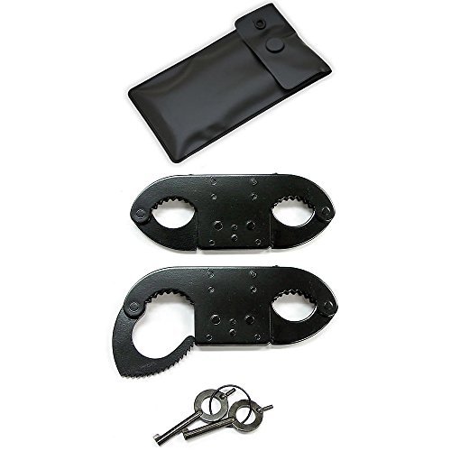 Double Lock Daumenschellen mit Holster, National Institute of Justice approved